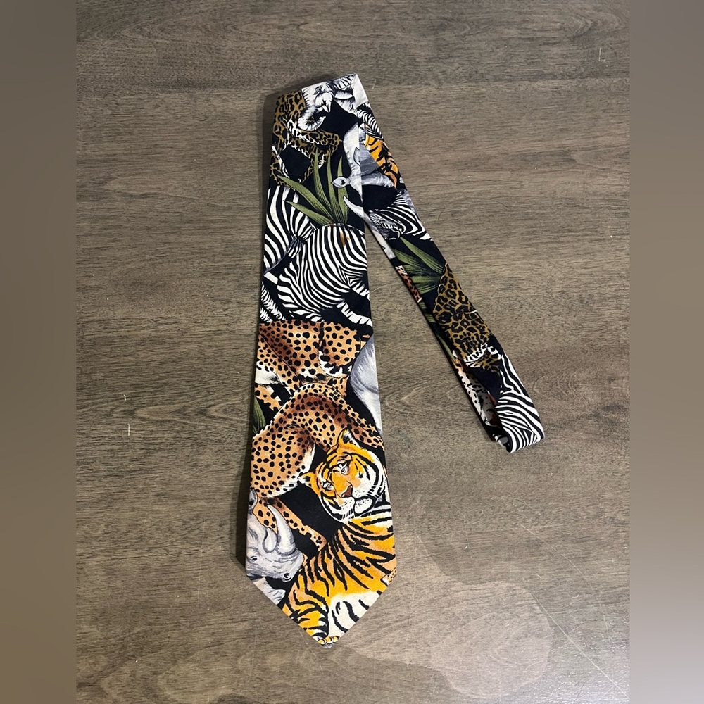 Mango Man Neckties Jungle Theme